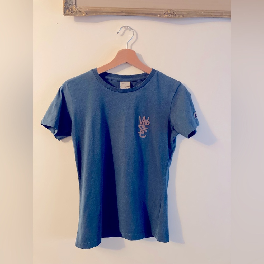 Vintage Y2K WESC Blue T-Shirt Skate Streetwear We are the Superlative Cotton